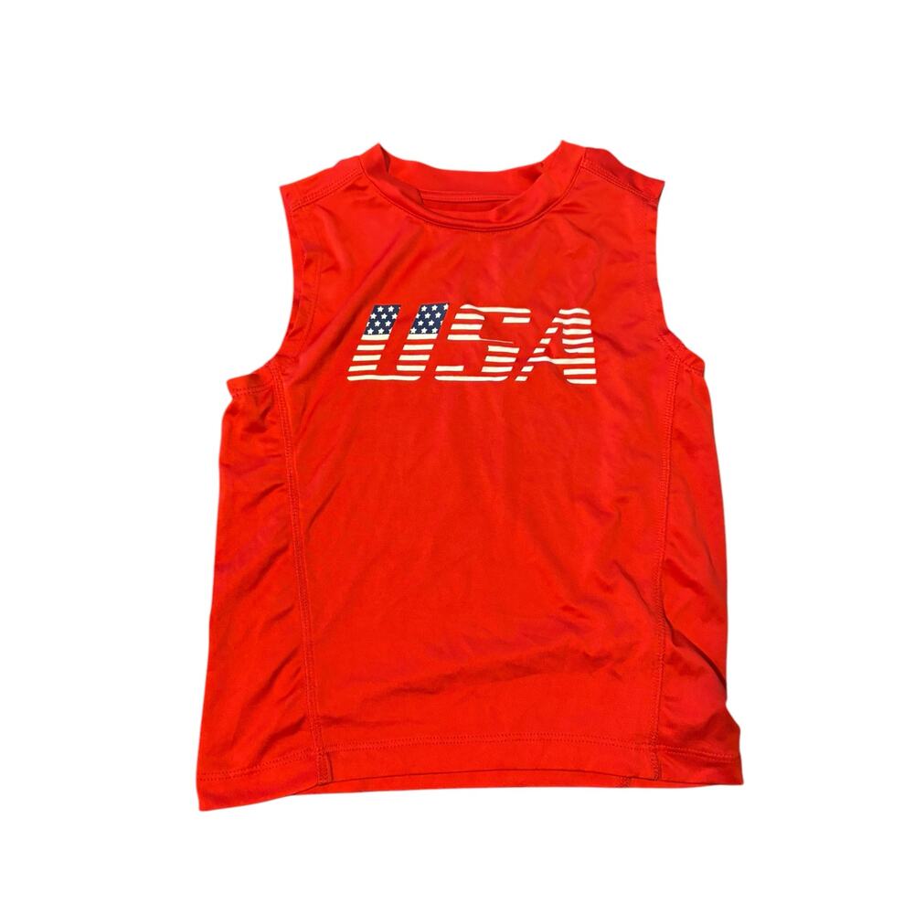 USA MTA Sports tank top Boys size 5